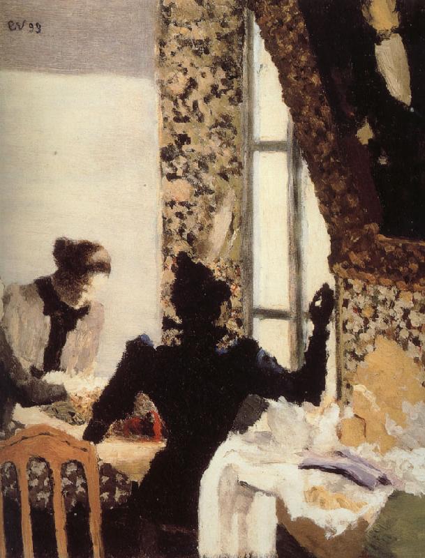 Edouard Vuillard Threading oil painting image